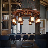 Lampadario Vistosi Vintage Design Elegante in Legno - clowasit.com