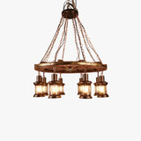 Lampadario Vistosi Vintage Design Elegante in Legno - clowasit.com