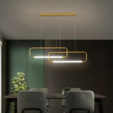 Lampadario per tavolo da pranzo design rettangolare - clowasit.com