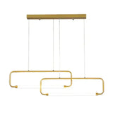 Lampadario per tavolo da pranzo design rettangolare - clowasit.com