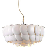Lampadario sospensione bianco design moderno - clowasit.com