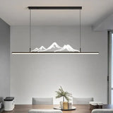 Lampadario a goccia moderno con contorni montani - clowasit.com