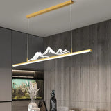 Lampadario a goccia moderno con contorni montani - clowasit.com