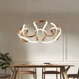 Lampadari Lusso Moderni Onde Astratte Eleganza Contemporanea - clowasit.com