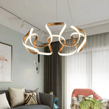 Lampadari Lusso Moderni Onde Astratte Eleganza Contemporanea - clowasit.com