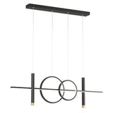 Lampadario soffitto moderno cerchi e linee - clowasit.com