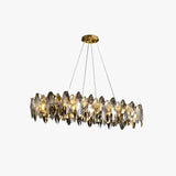 Lampadario moderno gocce cristallo Design e lusso - clowasit.com