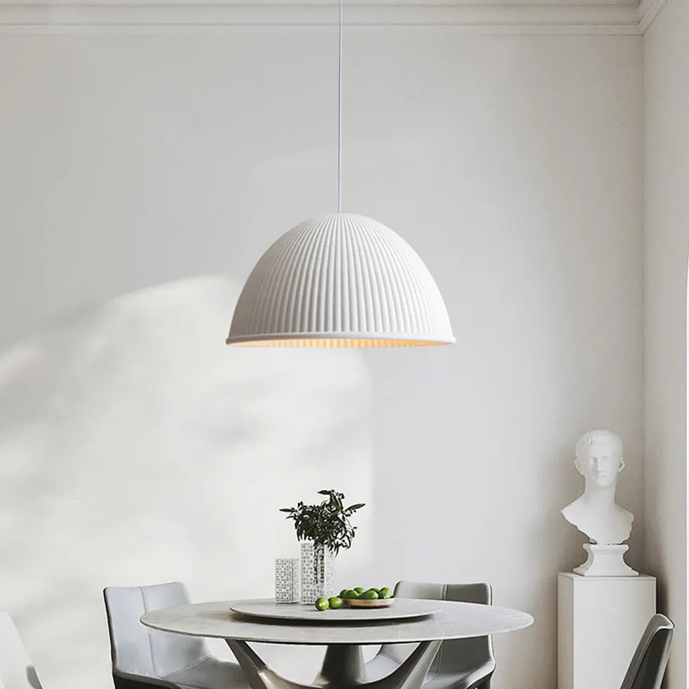 Lampadario Slamp Mezza Sfera Bianca Elegante - clowasit.com