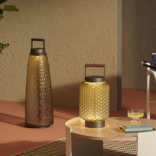 Lampada da terra vetro design stile moderno - clowasit.com