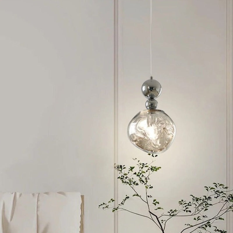 Luce a ciondolo a LED SPHERICA SPHERICA SPECCHI - clowasit.com