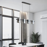 Lampadario ottone e vetro sala pranzo - clowasit.com