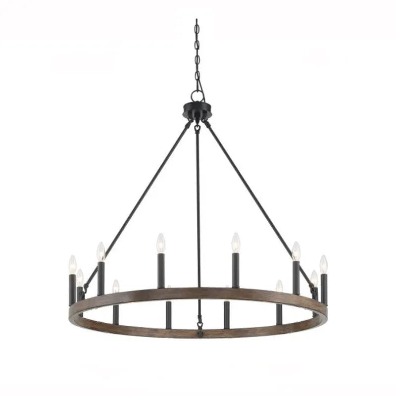 Lampadario a Candelabro Design Industriale Elegante - clowasit.com