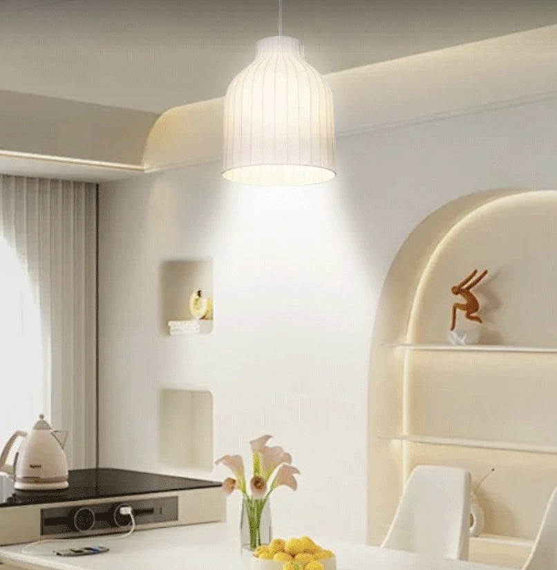 Lampadario in Tessuto Stile Nuovo Cinese per Sala da Pranzo