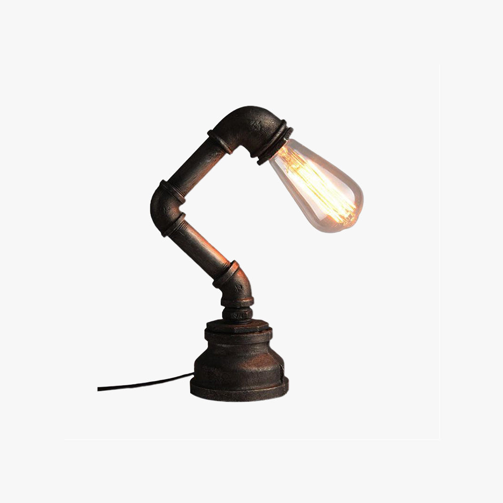 Lampada da tavolo industriale curva LED - Clowasit.com