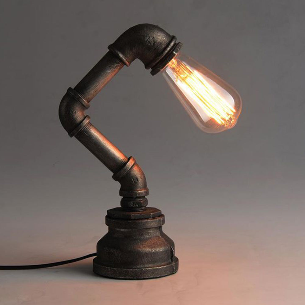 Lampada da tavolo industriale curva LED - Clowasit.com