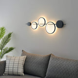 Applique da Parete Interno Moderno Geometrico Nero