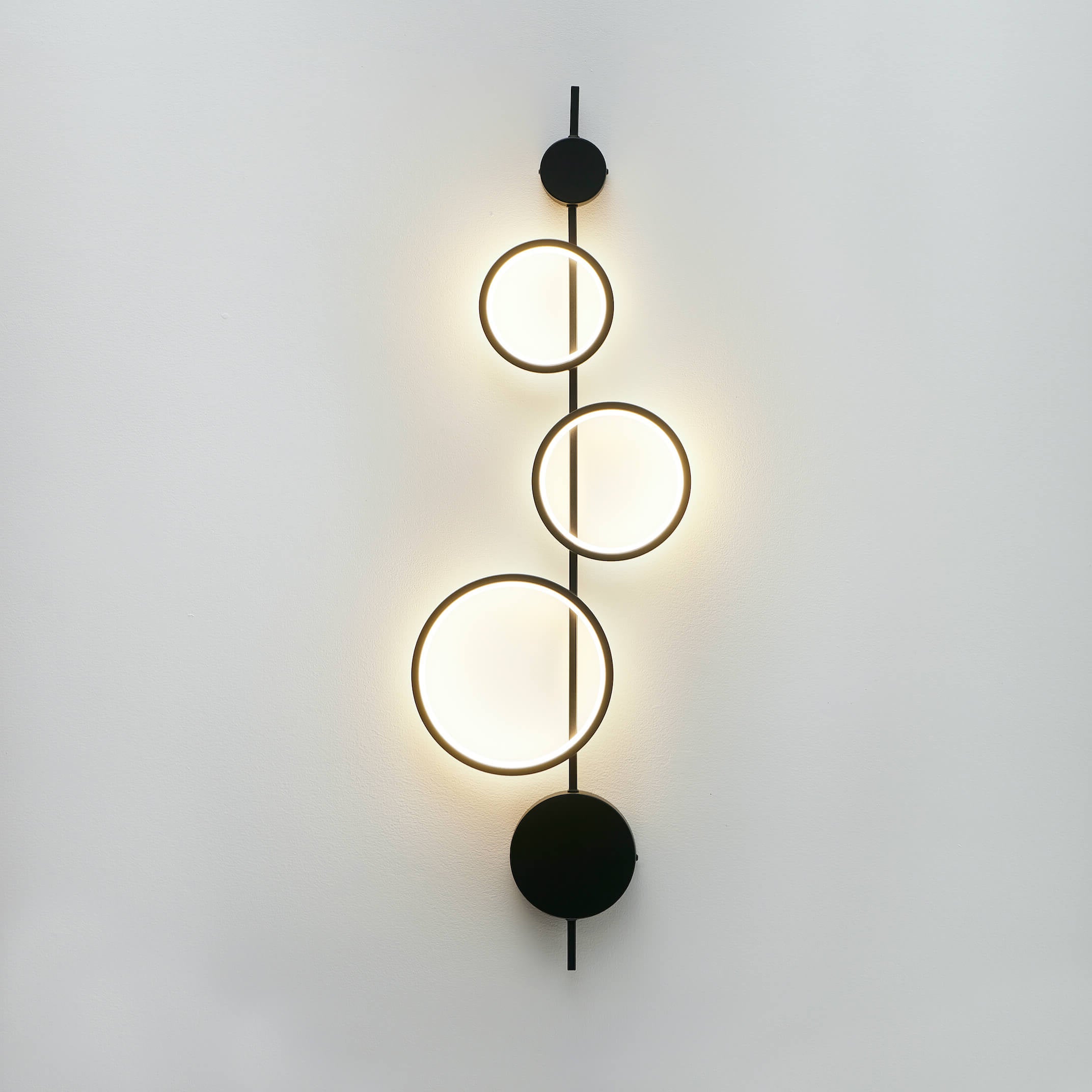 Applique da Parete Interno Moderno Geometrico Nero