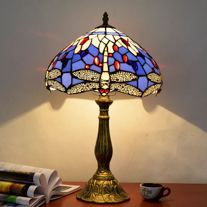 Vintage lampada da tavolo elegante multicolore - Clowasit.com