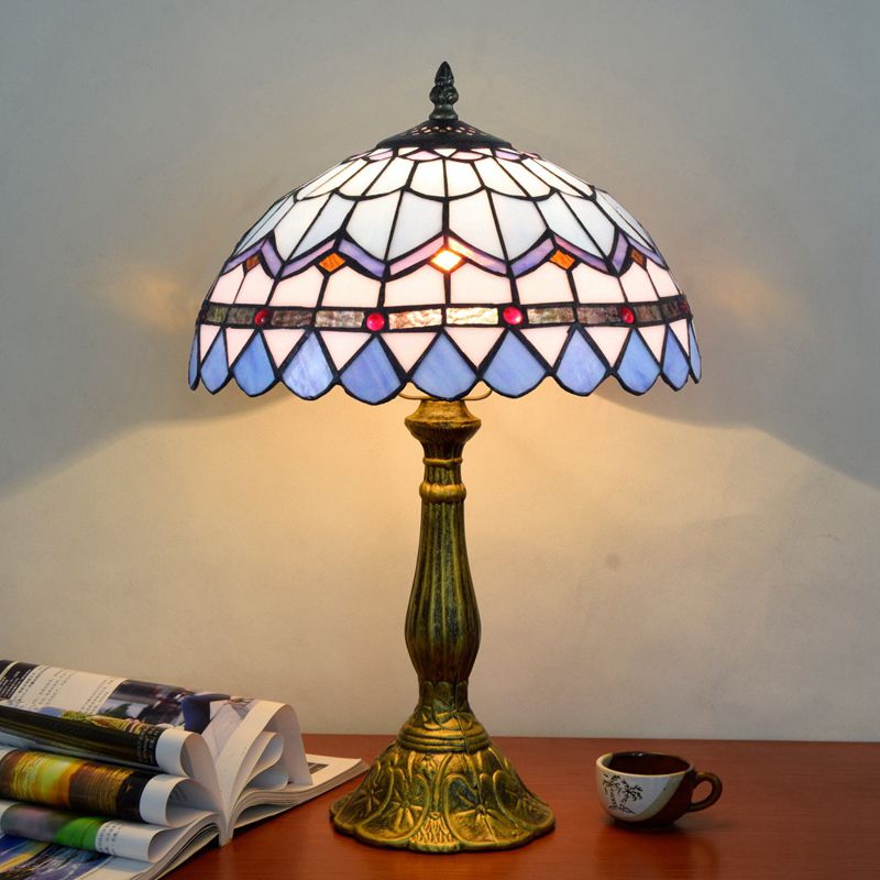 Vintage lampada da tavolo elegante multicolore - Clowasit.com