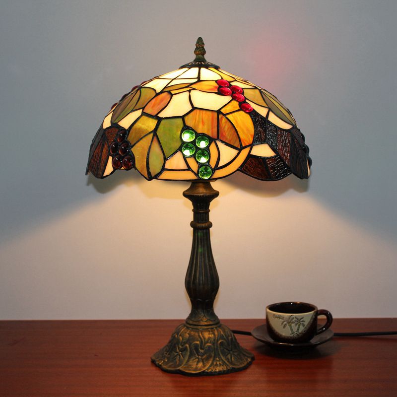 Vintage lampada da tavolo elegante multicolore - Clowasit.com