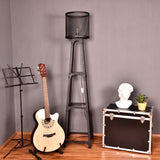 Lampada da terra industrial metallo nero - Clowasit.com