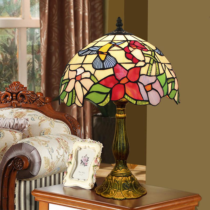 Vintage lampada da tavolo elegante multicolore - Clowasit.com