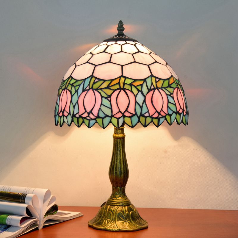 Vintage lampada da tavolo elegante multicolore - Clowasit.com