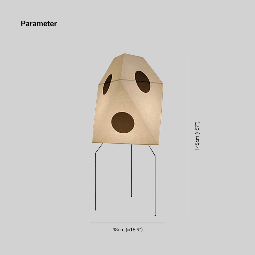 Lampada da terra carta pois design geometrico - Clowasit.com