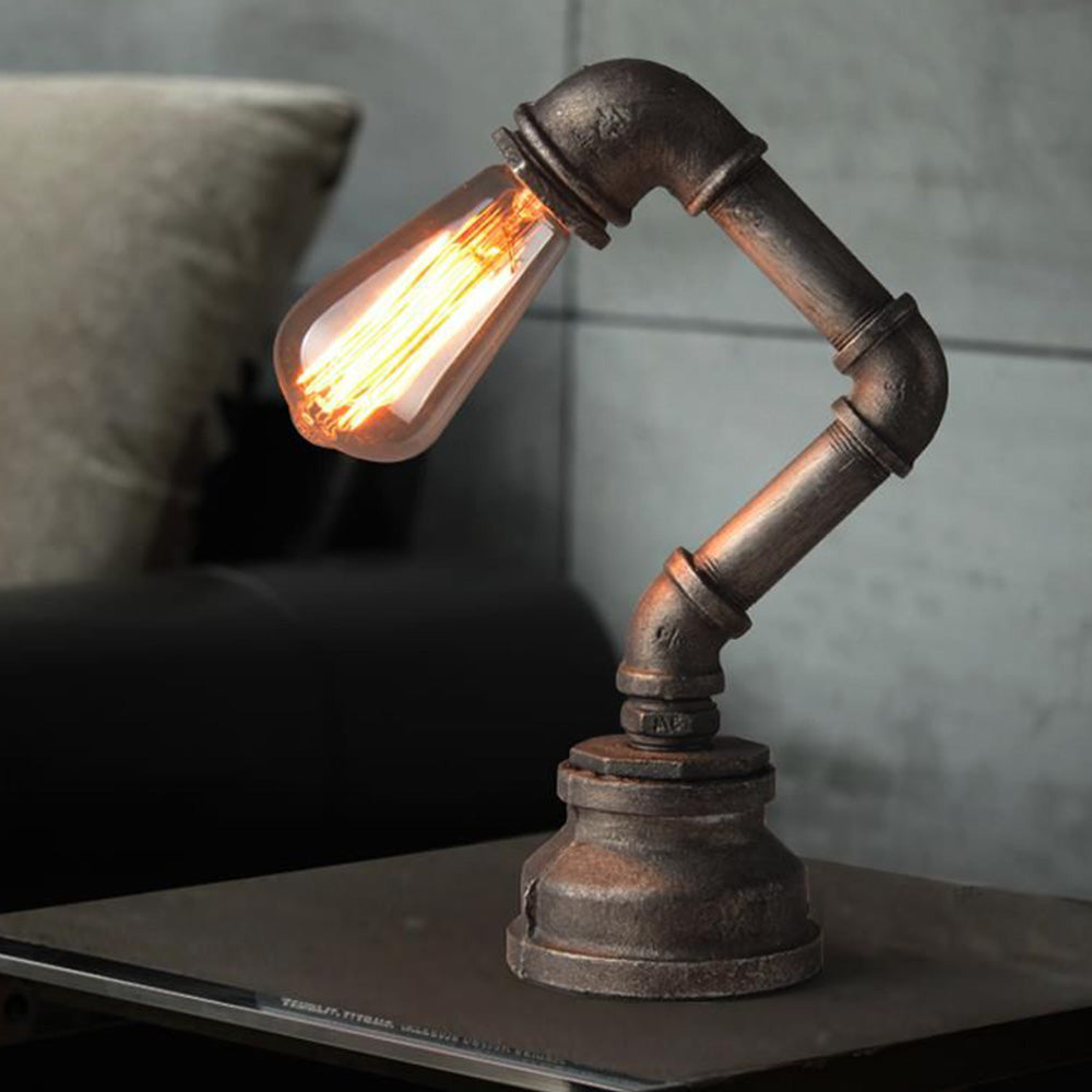 Lampada da tavolo industriale curva LED - Clowasit.com