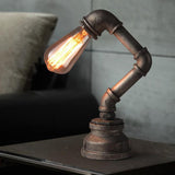 Lampada da tavolo industriale curva LED - Clowasit.com