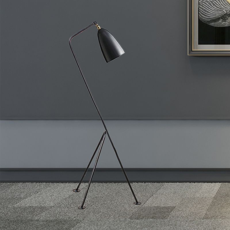 Lampada da terra moderna salotto minimalista metallica - Clowasit.com
