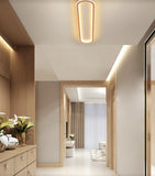 Lampadari a LED Moderni a Soffitto Ovale Design per Corridoio