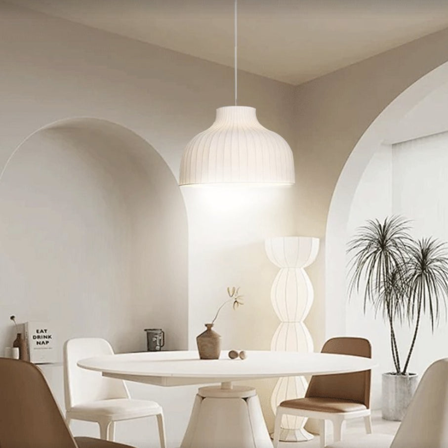 Lampadario in Tessuto Stile Nuovo Cinese per Sala da Pranzo