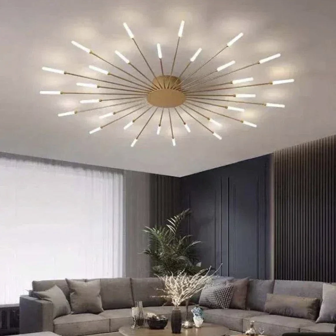 Plafoniera da Salotto LED Moderna Stile Fuochi d’Artificio