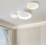 Plafoniera a Soffitto a LED Policiclico in Legno Creativa per Camera
