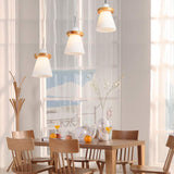 Lumo a sospensione minimalista in legno trapezoidale - clowasit.com