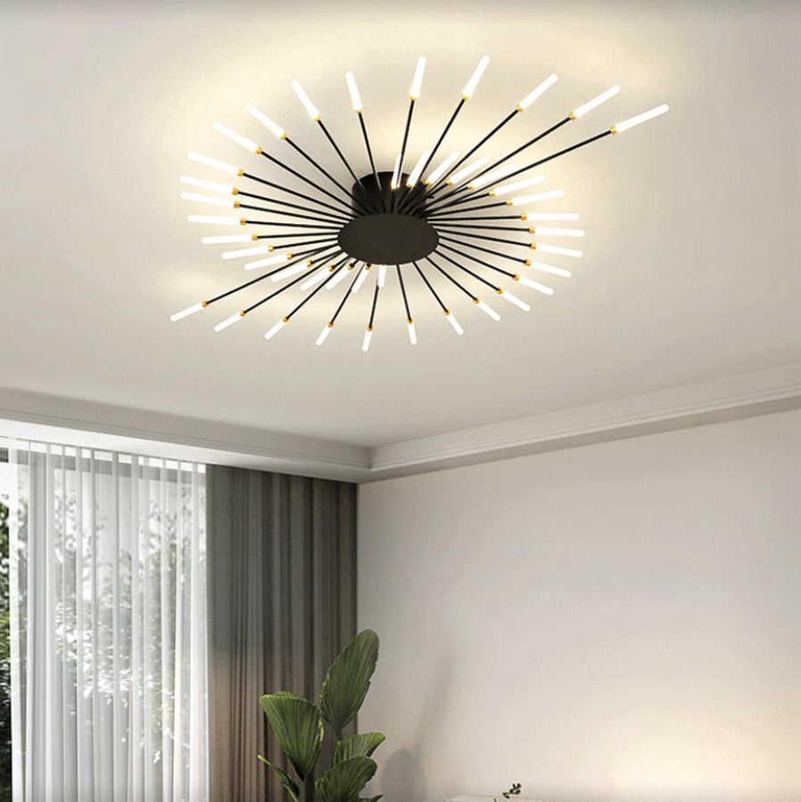 Plafoniera da Salotto LED Moderna Stile Fuochi d’Artificio