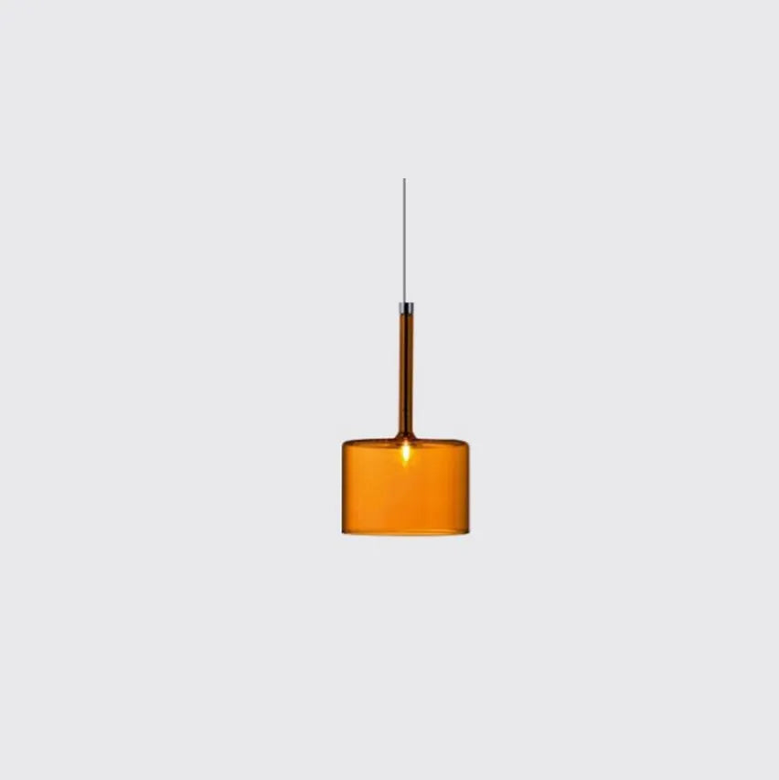 Lampadario in vetro colorato per soggiorno elegante - clowasit.com