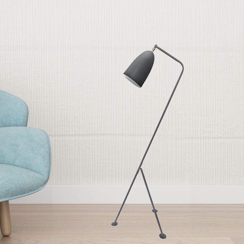 Lampada da terra moderna salotto minimalista metallica - Clowasit.com