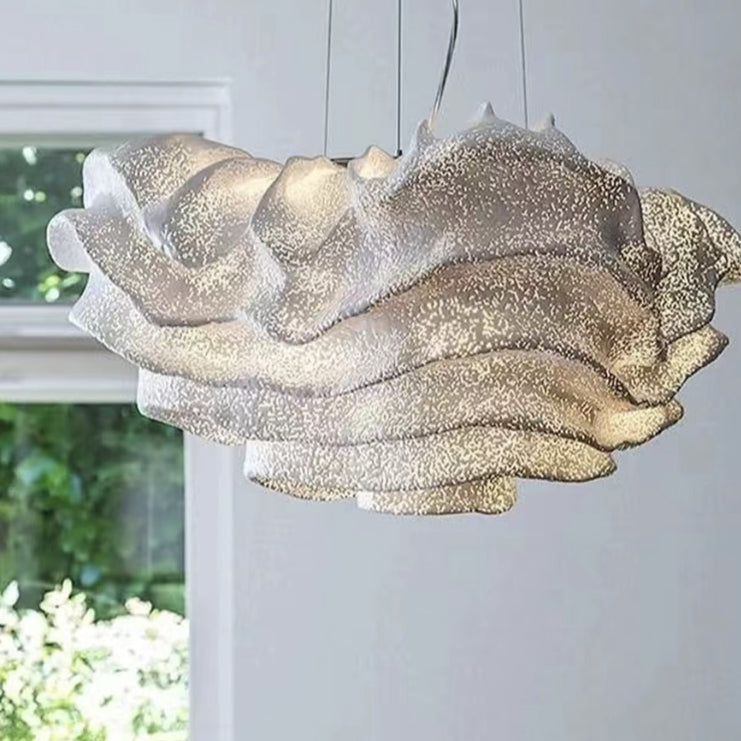 Lampadario a Sospensione a Fiore Sognante in Acciaio Inossidabile per Soggiorno