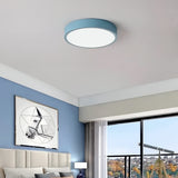 Plafoniera LED Dimmerabile Circolare Stile Macaron per Camera da Letto