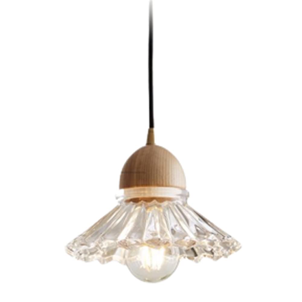 Luce a sospensione minimalista in vetro floreale a tre luci - clowasit.com