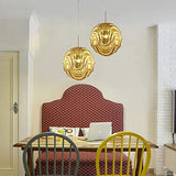 Luce colorata ondulata di vetro sferico luce a sospensione - clowasit.com