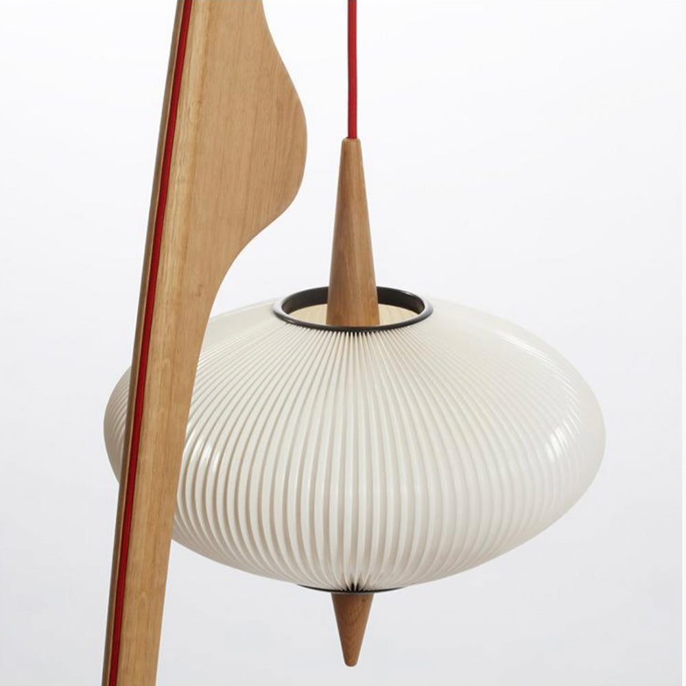 Lampade da terra legno falciforme creativo elegante - Clowasit.com