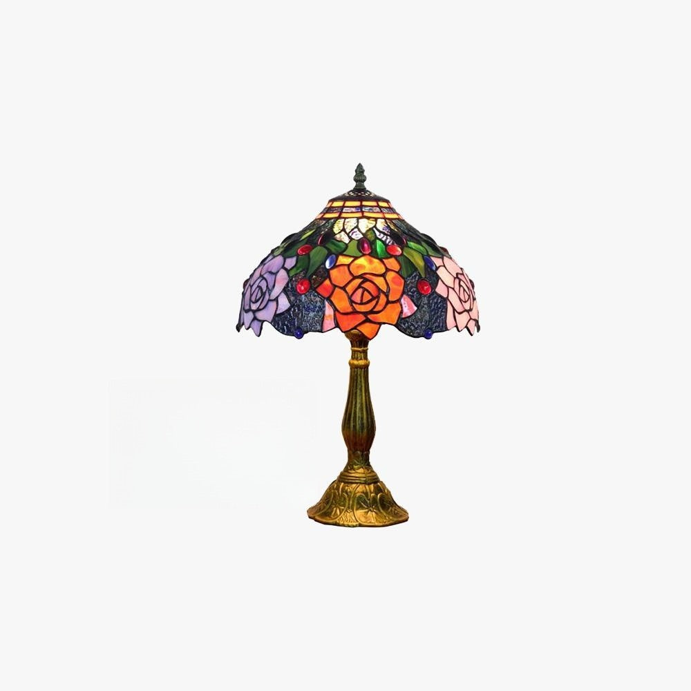 Vintage lampada da tavolo elegante multicolore - Clowasit.com