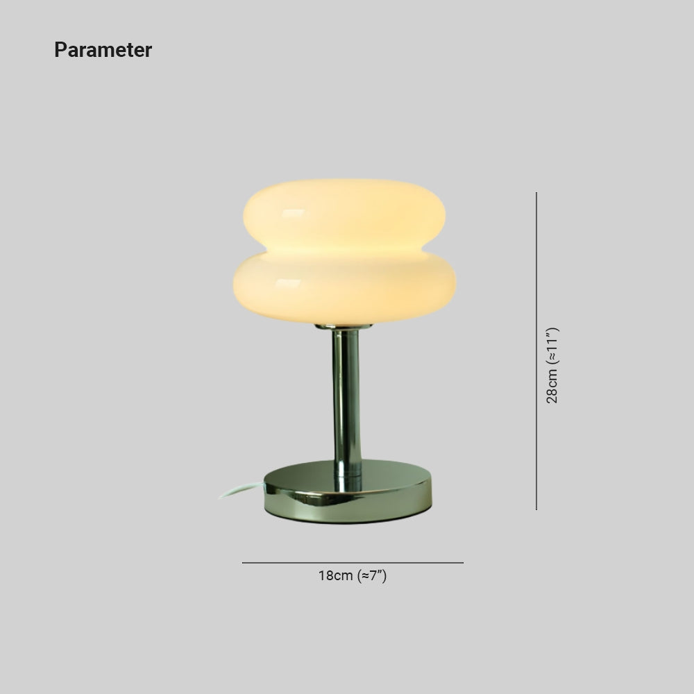 Lampada da tavolo nordica rotonda Morandi - Clowasit.com