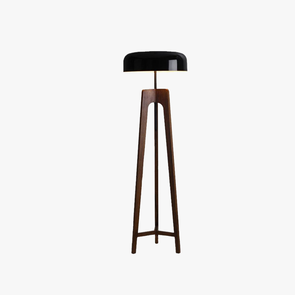 Lampada da terra in legno Stile retrò - Clowasit.com