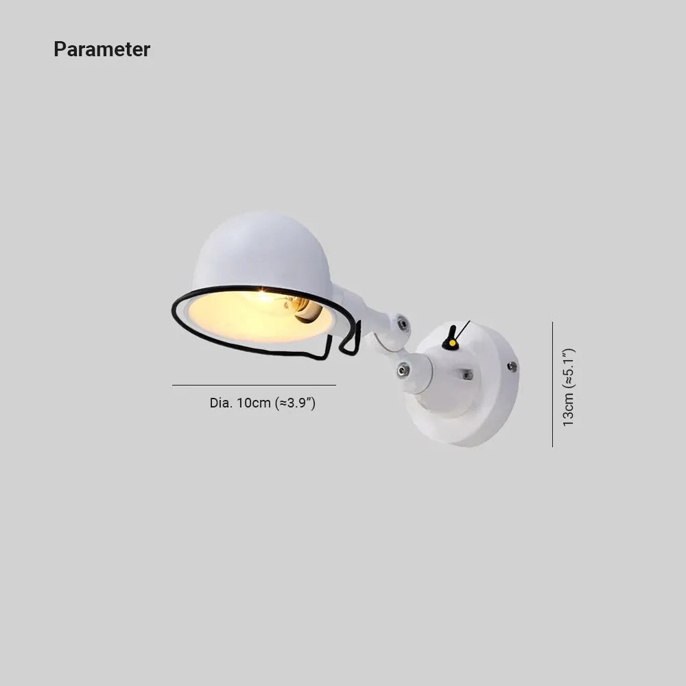 Applique da parete in metallo Illuminazione Regolabile - clowasit.com