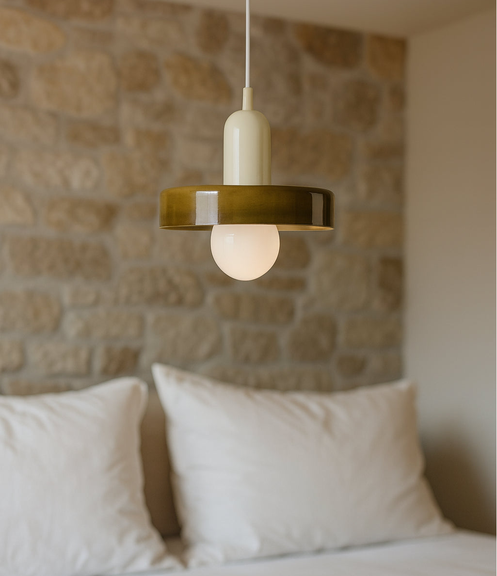 Lampadari in Vetro  Artigianali Morandi per Testa del Letto