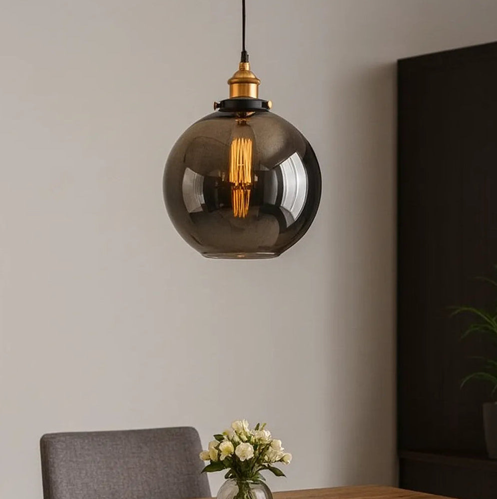 Lampadari per Sala da Pranzo Vintage in Vetro Trasparente